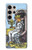 S3067 Tarot Card Queen of Cups Hülle Schutzhülle Taschen für Samsung Galaxy S24 Ultra
