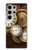 S3172 Gold Clock Live Hülle Schutzhülle Taschen für Samsung Galaxy S24 Ultra