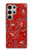S3354 Red Classic Bandana Hülle Schutzhülle Taschen für Samsung Galaxy S24 Ultra