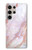 S3482 Soft Pink Marble Graphic Print Hülle Schutzhülle Taschen für Samsung Galaxy S24 Ultra