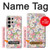 S3688 Floral Flower Art Pattern Hülle Schutzhülle Taschen für Samsung Galaxy S24 Ultra