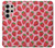 S3719 Strawberry Pattern Hülle Schutzhülle Taschen für Samsung Galaxy S24 Ultra