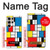 S3814 Piet Mondrian Line Art Composition Hülle Schutzhülle Taschen für Samsung Galaxy S24 Ultra