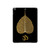 S2331 Gold Leaf Buddhist Om Symbol Hülle Schutzhülle Taschen für iPad 10.2 (2021,2020,2019), iPad 9 8 7