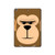 S2721 Cute Grumpy Monkey Cartoon Hülle Schutzhülle Taschen für iPad 10.2 (2021,2020,2019), iPad 9 8 7
