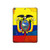 S3020 Ecuador Flag Hülle Schutzhülle Taschen für iPad 10.2 (2021,2020,2019), iPad 9 8 7