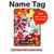 S3205 Retro Art Flowers Hülle Schutzhülle Taschen für iPad 10.2 (2021,2020,2019), iPad 9 8 7
