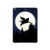 S3289 Flying Pig Full Moon Night Hülle Schutzhülle Taschen für iPad 10.2 (2021,2020,2019), iPad 9 8 7
