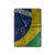 S3297 Brazil Flag Vintage Football Graphic Hülle Schutzhülle Taschen für iPad 10.2 (2021,2020,2019), iPad 9 8 7