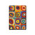 S3409 Squares Concentric Circles Hülle Schutzhülle Taschen für iPad 10.2 (2021,2020,2019), iPad 9 8 7