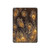 S3691 Gold Peacock Feather Hülle Schutzhülle Taschen für iPad 10.2 (2021,2020,2019), iPad 9 8 7
