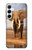S0310 African Elephant Hülle Schutzhülle Taschen für Samsung Galaxy A55 5G