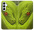S0785 Green Snake Hülle Schutzhülle Taschen für Samsung Galaxy A55 5G