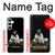S0878 Black Bear Hülle Schutzhülle Taschen für Samsung Galaxy A55 5G