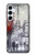 S1295 Eiffel Painting of Paris Hülle Schutzhülle Taschen für Samsung Galaxy A55 5G