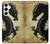 S1482 Black Dragon Painting Hülle Schutzhülle Taschen für Samsung Galaxy A55 5G