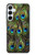 S1965 Peacock Feather Hülle Schutzhülle Taschen für Samsung Galaxy A55 5G