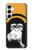 S2324 Funny Monkey with Headphone Pop Music Hülle Schutzhülle Taschen für Samsung Galaxy A55 5G