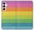 S2363 Rainbow Pattern Hülle Schutzhülle Taschen für Samsung Galaxy A55 5G