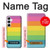 S2363 Rainbow Pattern Hülle Schutzhülle Taschen für Samsung Galaxy A55 5G