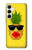 S2443 Funny Pineapple Sunglasses Kiss Hülle Schutzhülle Taschen für Samsung Galaxy A55 5G