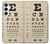 S2502 Eye Exam Chart Decorative Decoupage Poster Hülle Schutzhülle Taschen für Samsung Galaxy A55 5G