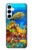 S2568 Sea Seabed Fish Corals Underwater Ocean Hülle Schutzhülle Taschen für Samsung Galaxy A55 5G