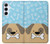 S2669 Cute Dog Paws Bones Cartoon Hülle Schutzhülle Taschen für Samsung Galaxy A55 5G