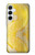 S2713 Yellow Snake Skin Graphic Printed Hülle Schutzhülle Taschen für Samsung Galaxy A55 5G