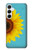S3039 Vintage Sunflower Blue Hülle Schutzhülle Taschen für Samsung Galaxy A55 5G