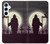 S3262 Grim Reaper Night Moon Cemetery Hülle Schutzhülle Taschen für Samsung Galaxy A55 5G