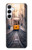 S3867 Trams in Lisbon Hülle Schutzhülle Taschen für Samsung Galaxy A55 5G