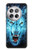 S0752 Blue Fire Grim Wolf Hülle Schutzhülle Taschen für OnePlus 12