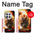 S0863 Hell Fire Skull Hülle Schutzhülle Taschen für OnePlus 12