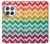 S2362 Rainbow Colorful Shavron Zig Zag Pattern Hülle Schutzhülle Taschen für OnePlus 12
