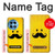 S1145 Yellow Mustache Sun Hülle Schutzhülle Taschen für OnePlus 12R
