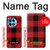 S2931 Red Buffalo Check Pattern Hülle Schutzhülle Taschen für OnePlus 12R