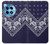 S3357 Navy Blue Bandana Pattern Hülle Schutzhülle Taschen für OnePlus 12R