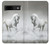 S0932 White Horse Hülle Schutzhülle Taschen für Google Pixel 8a
