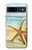 S1117 Starfish on the Beach Hülle Schutzhülle Taschen für Google Pixel 8a