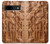 S1307 Fish Wood Carving Graphic Printed Hülle Schutzhülle Taschen für Google Pixel 8a