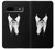 S1591 Anonymous Man in Black Suit Hülle Schutzhülle Taschen für Google Pixel 8a