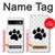 S2355 Paw Foot Print Hülle Schutzhülle Taschen für Google Pixel 8a