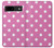 S2358 Pink Polka Dots Hülle Schutzhülle Taschen für Google Pixel 8a