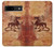S2485 Dragon Metal Texture Graphic Printed Hülle Schutzhülle Taschen für Google Pixel 8a