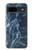 S2799 Light Blue Marble Stone Graphic Printed Hülle Schutzhülle Taschen für Google Pixel 8a