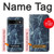 S2799 Light Blue Marble Stone Graphic Printed Hülle Schutzhülle Taschen für Google Pixel 8a