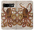 S2801 Vintage Octopus Hülle Schutzhülle Taschen für Google Pixel 8a