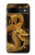 S2804 Chinese Gold Dragon Printed Hülle Schutzhülle Taschen für Google Pixel 8a