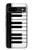 S3078 Black and White Piano Keyboard Hülle Schutzhülle Taschen für Google Pixel 8a